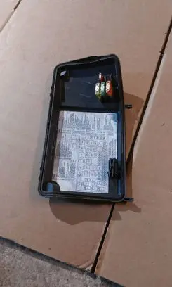 Mercedes-Benz ML W163 Fuse box cover 1635400182 08540530