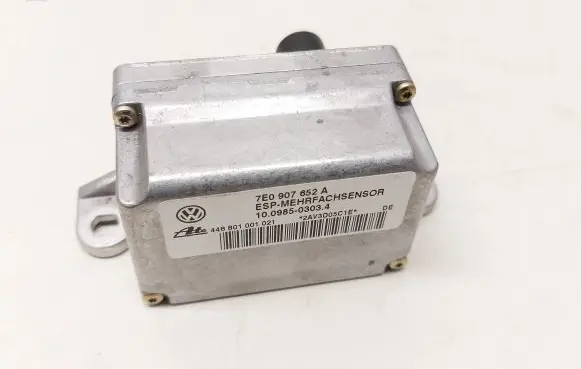 Porsche Cayenne (9PA) ESP acceleration yaw rate sensor 7E0907652A