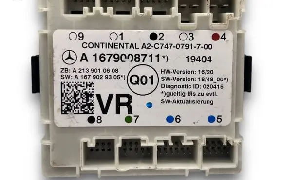 Mercedes-Benz GLS X167 Central body control module S3314 A1679008711