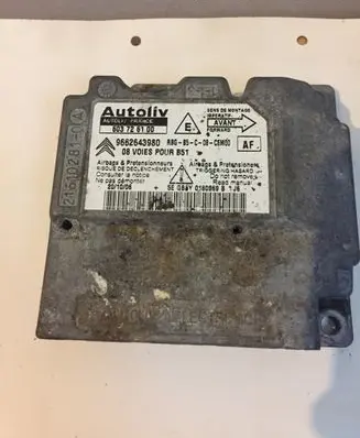 Citroen C4 I Airbag control unit/module 9662643980 603726100