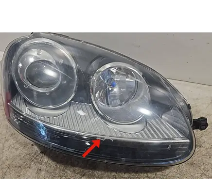Volkswagen Golf V Headlight/headlamp 0301212222 82448200 1EL009476021
