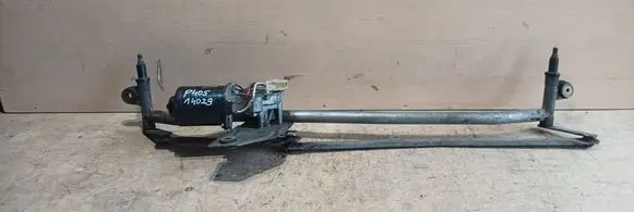 Front wiper linkage and motor