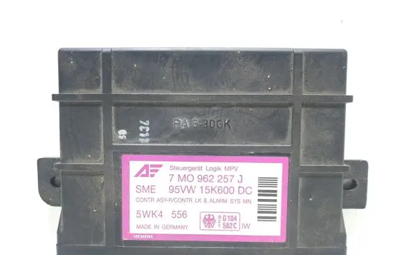 Volkswagen Sharan Comfort/convenience module 7M0962257J