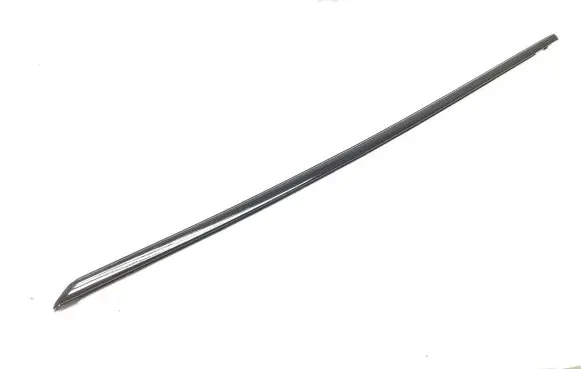 Front door glass trim molding