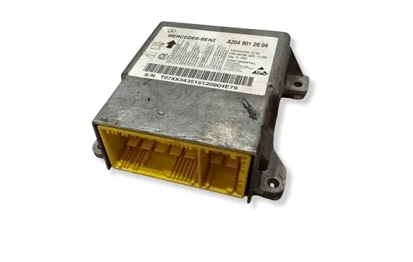Mercedes-Benz C W204 Airbag control unit/module A2049012604 5WK44740 2049012604