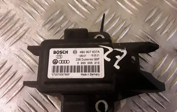 Audi A6 S6 C5 4B ESP acceleration yaw rate sensor 4B0907637A 0265005213