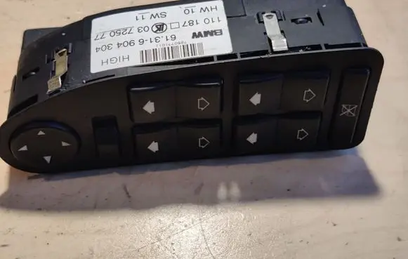 BMW 5 E39 Electric window control switch 61316904304