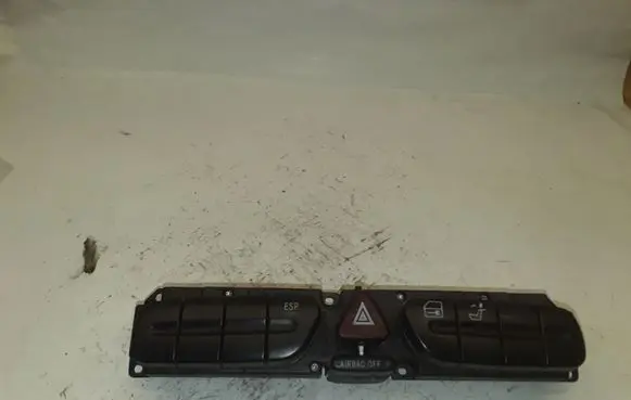 Mercedes-Benz C W203 Hazard light switch 2038214658