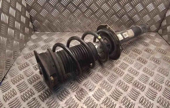 Front shock absorber with coil spring