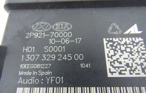 KIA Sorento Other control units/modules 2P92170000