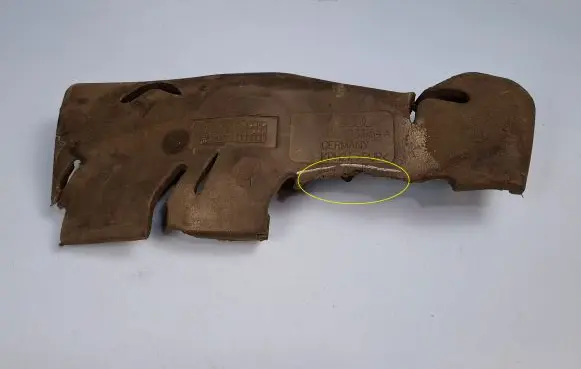 Audi Q5 SQ5 Heat shield in engine bay 03L103954A