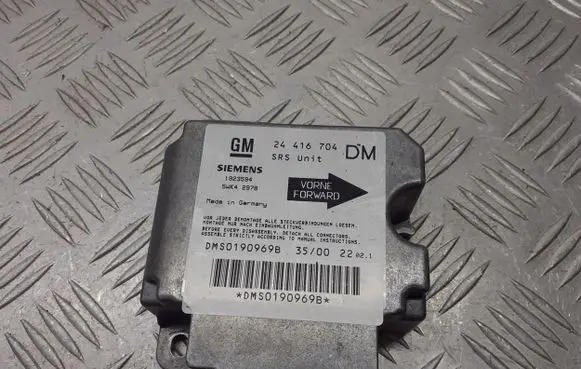 Opel Zafira A Airbag control unit/module 24416704