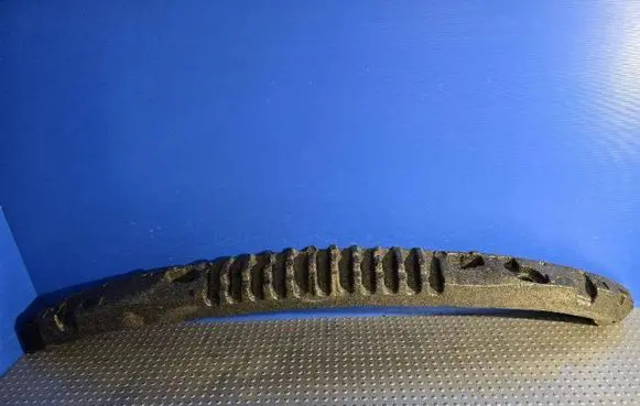 Front bumper foam support bar