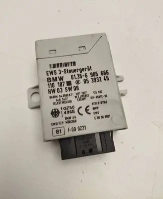 BMW 3 E46 Immobilizer control unit/module 61356905666 05393245 110187