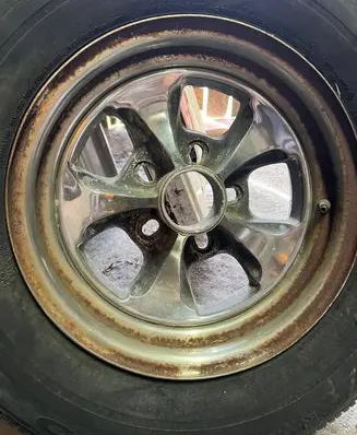 Plymouth Belvedere R14 steel rim 