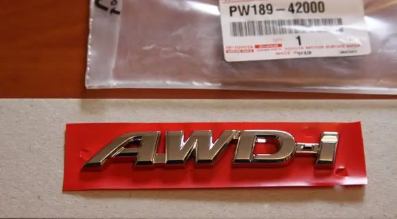 Toyota RAV 4 (XA50) Manufacturers badge/model letters PW18942000