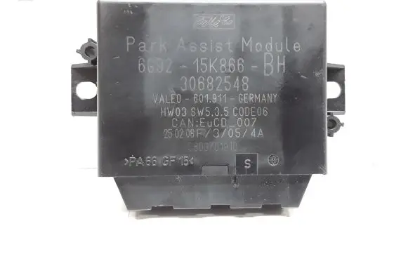 Volvo S80 Parking PDC control unit/module 6G9215K866BH 30682548