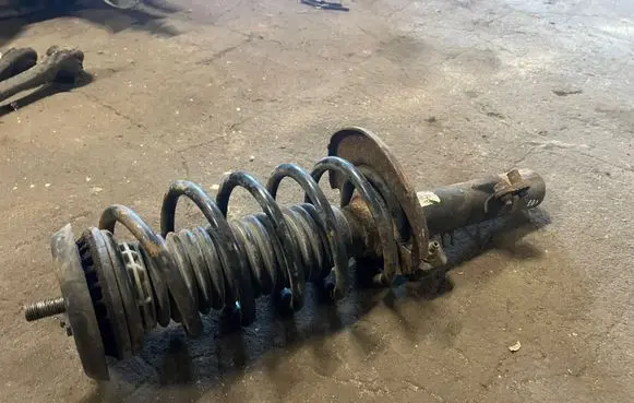 Peugeot 207 Front shock absorber with coil spring