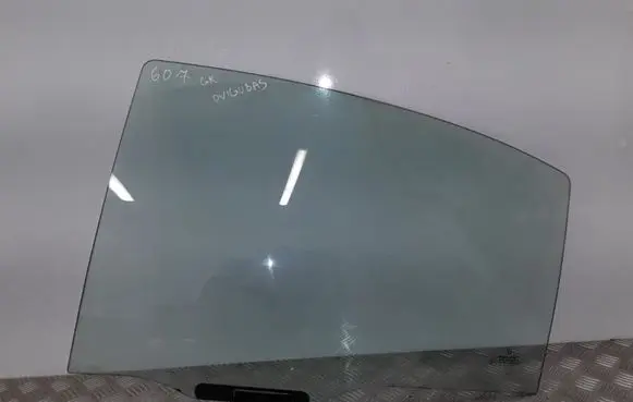 Peugeot 607 Rear door window glass 43R001345 DOT39AS1M91