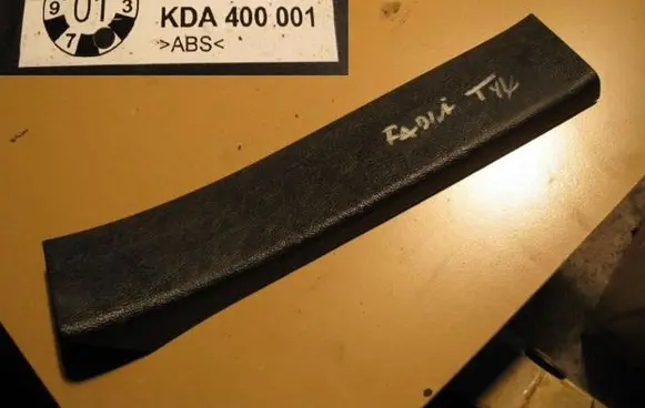 Skoda Fabia Mk1 (6Y) Rear sill trim cover KDA400001