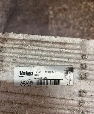 Citroen C4 I Intercooler radiator 9648551880 876923JF IA1401