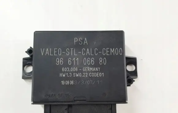 Citroen C6 Parking PDC control unit/module 9661106680