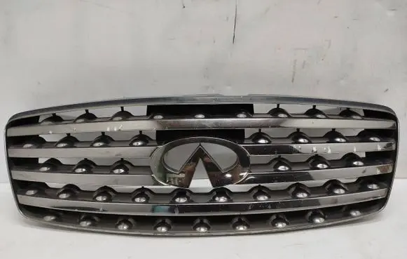 Infiniti FX Front bumper upper radiator grill 62310CG000