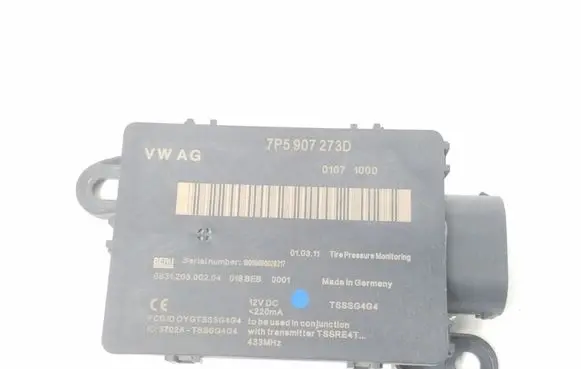 Porsche Cayenne (92A) Tire pressure control unit 7P5907273D