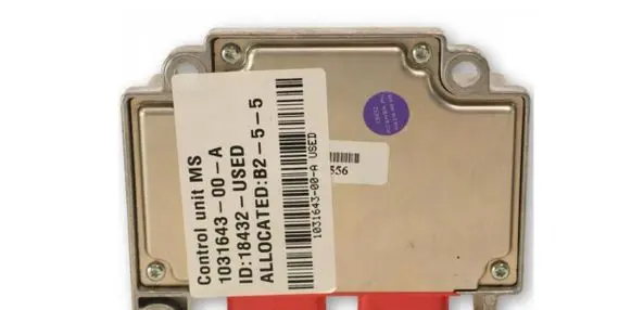 Tesla Model S Airbag control unit/module 1031643-00-A 103164300A 1031643