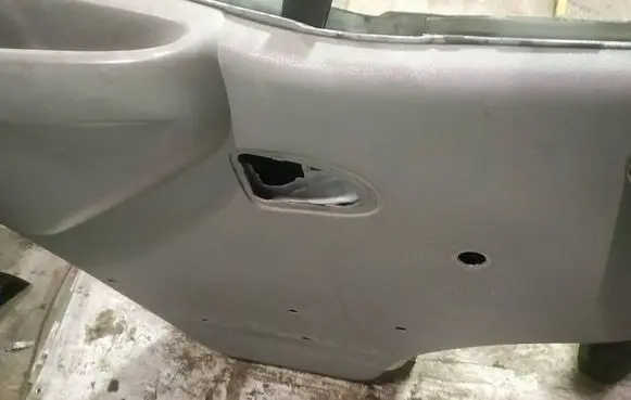 Front door card panel trim