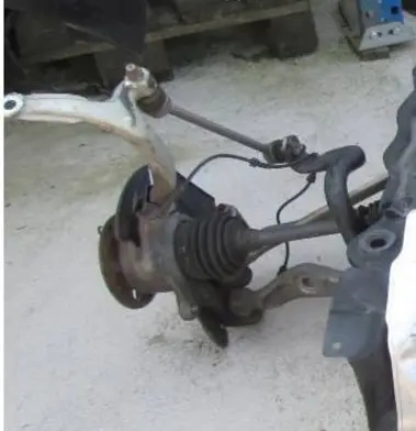 Mercedes-Benz S W221 Front wheel hub spindle knuckle