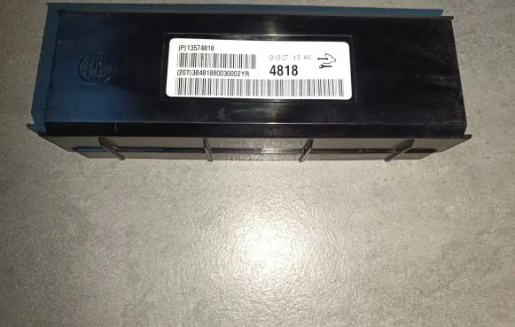 Opel Insignia A Air conditioning/heating control unit 13574818