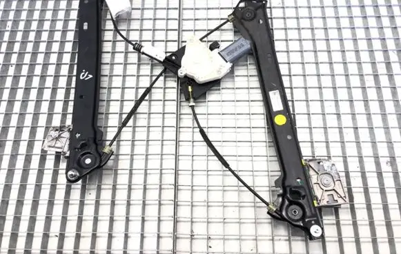 Front door window regulator with motor