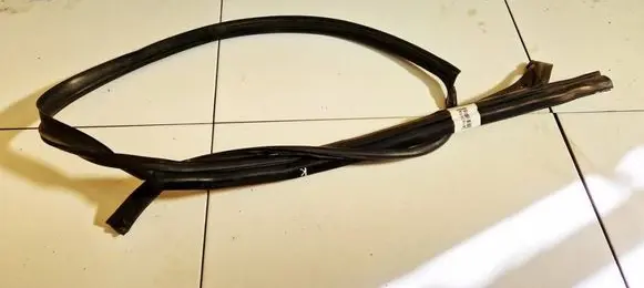 Front door glass trim molding