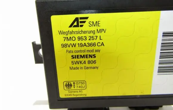 Ford Galaxy Immobilizer control unit/module 7m0953257l