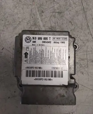 Volkswagen PASSAT B6 Airbag control unit/module 1K0909605T 5WK43412 05H020S2300