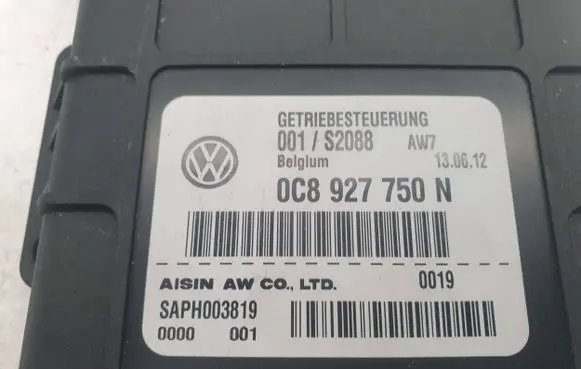 Audi Q7 4L Gearbox control unit/module 0C8927750N SAPH003819 001S2088