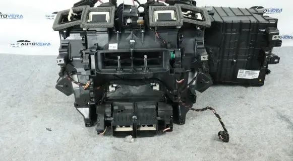 Interior heater climate box assembly