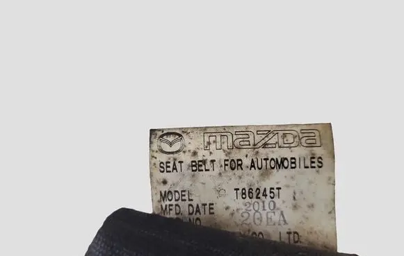 Mazda 6 Rear seatbelt T86245T