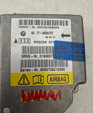 BMW 5 E39 Airbag control unit/module 31690072701C G2T0C10B6K9 65776900727