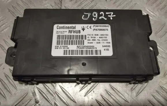 Maserati Quattroporte Keyless (KESSY) go control unit/module 68193398AC