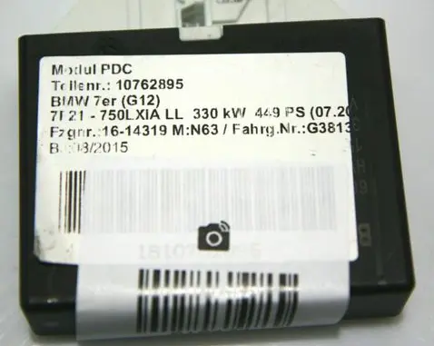 BMW 7 G11 G12 Parking PDC control unit/module 66206805328 6805328