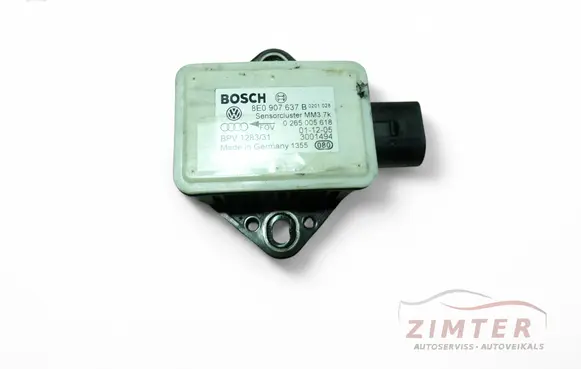 Audi A4 S4 B7 8E 8H ESP acceleration yaw rate sensor 8E0907637B 0265005618