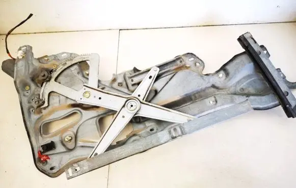 Sliding door window regulator with motor
