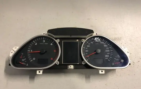 Audi A6 S6 C6 4F Speedometer (instrument cluster) 4F0920931F 4F0910930A 503000732302
