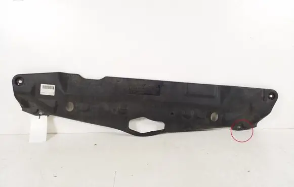 Engine bonnet/hood lock trim molding