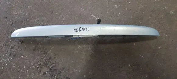 Trunk door license plate light bar