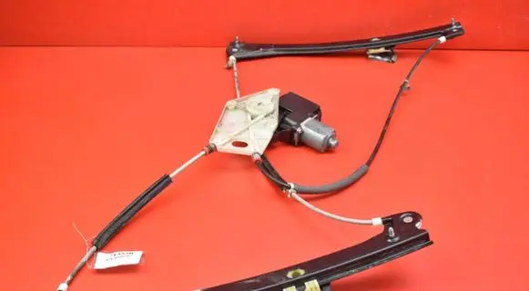 Volkswagen Cross Polo Front door window regulator with motor 6R3837461K