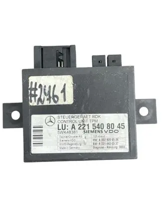 Mercedes-Benz S W221 Tire pressure control unit 5WK48381 A2215408045 A0028206526