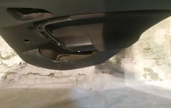 Rear door card panel trim
